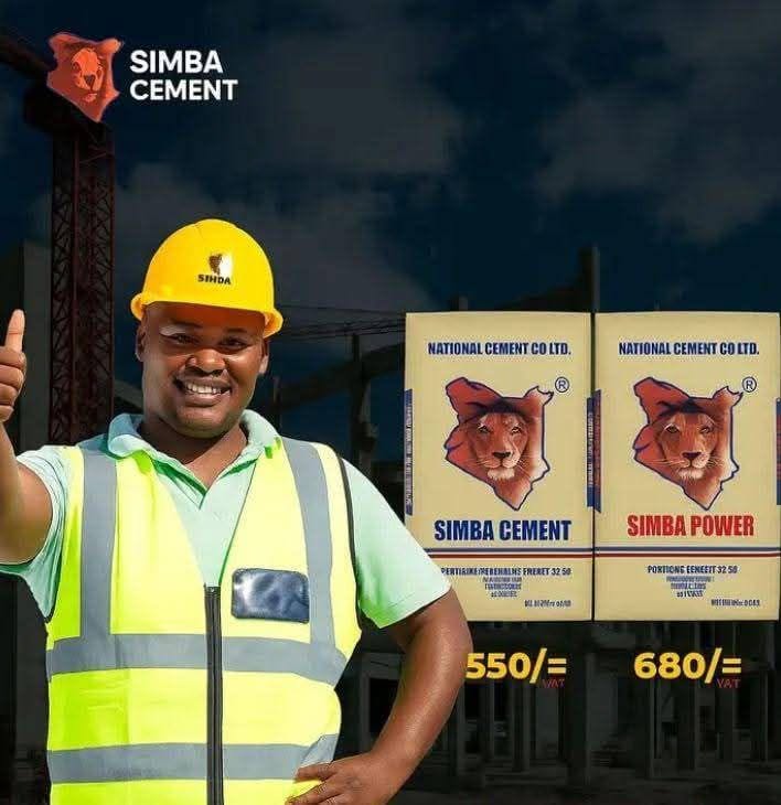 Simba Cement site worker giving a thumbs up